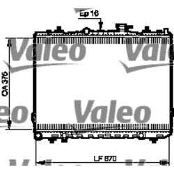 Chladič motora VALEO 735523