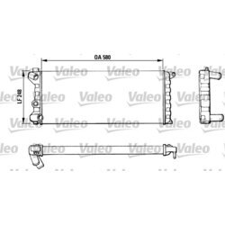 Chladič motora VALEO 811392