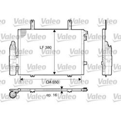 Kondenzátor klimatizácie VALEO 817662