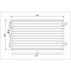 Kondenzátor klimatizácie VALEO 817739