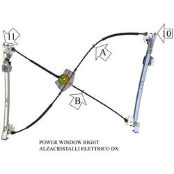 Mechanizmus zdvíhania okna VALEO 852588