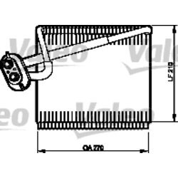Výparník klimatizácie VALEO 515142