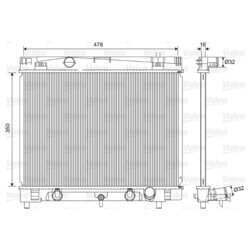 Chladič motora VALEO 701568