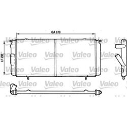 Chladič motora VALEO 730017