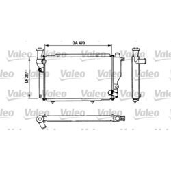 Chladič motora VALEO 730534