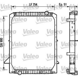 Chladič motora VALEO 730965