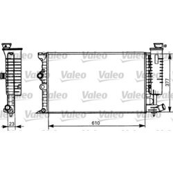 Chladič motora VALEO 731298