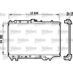 Chladič motora VALEO 732362