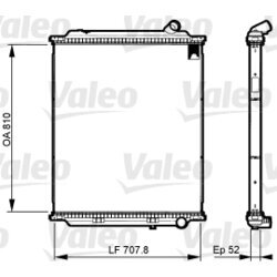 Mriežka chladiča motora VALEO 733525