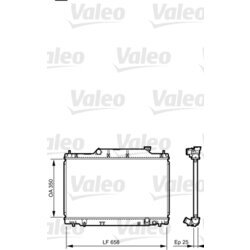 Chladič motora VALEO 734702