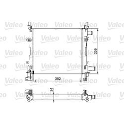 Chladič motora VALEO 734772