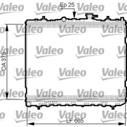 Chladič motora VALEO 735509