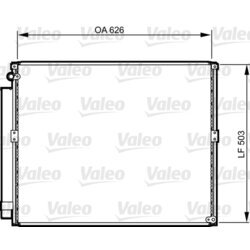 Kondenzátor klimatizácie VALEO 814236