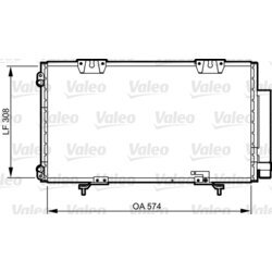 Kondenzátor klimatizácie VALEO 817802