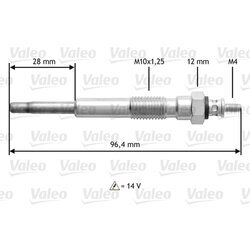 Žeraviaca sviečka VALEO 345193