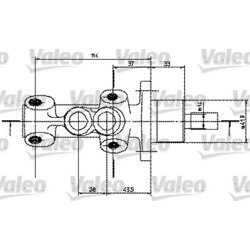 Hlavný brzdový valec VALEO 350819