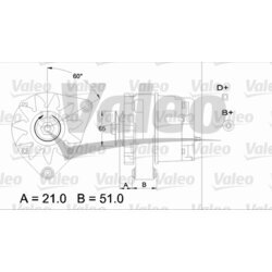 Alternátor VALEO 436130