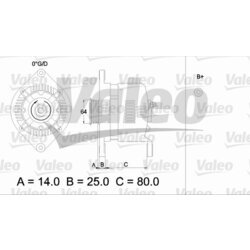 Alternátor VALEO 436529 - obr. 1