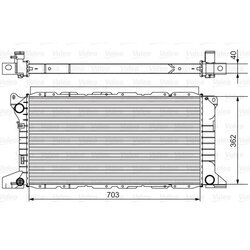 Chladič motora VALEO 701525