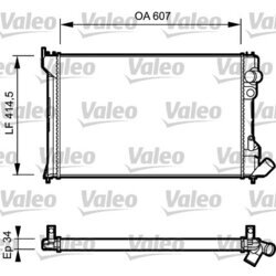 Chladič motora VALEO 730982