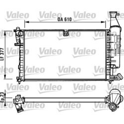 Chladič motora VALEO 731296