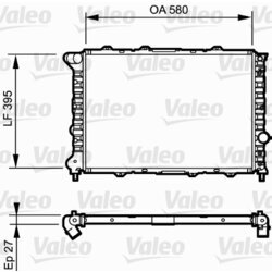 Chladič motora VALEO 732248