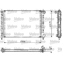 Chladič motora VALEO 732582