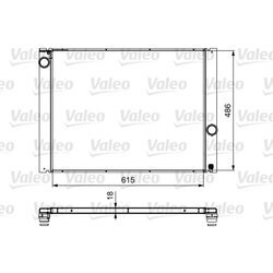 Chladič motora VALEO 734898