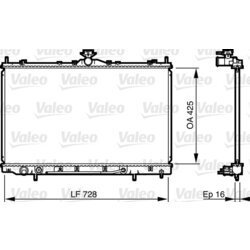 Chladič motora VALEO 735576