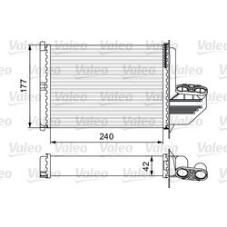 Výmenník tepla vnútorného kúrenia VALEO 812291