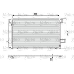 Kondenzátor klimatizácie VALEO 814414