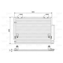 Kondenzátor klimatizácie VALEO 814457