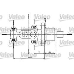 Hlavný brzdový valec VALEO 350821