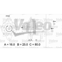 Alternátor VALEO 436547