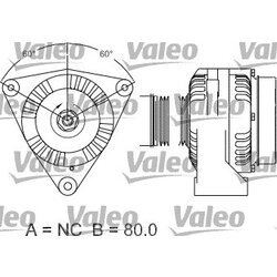 Alternátor VALEO 437482