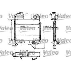 Chladič motora VALEO 730008