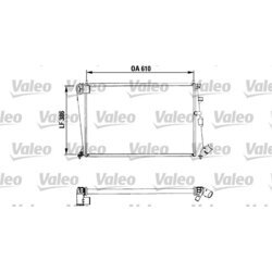 Chladič motora VALEO 730961