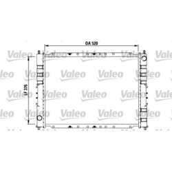 Chladič motora VALEO 731212