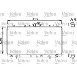 Chladič motora VALEO 731568