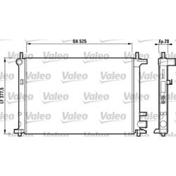 Chladič motora VALEO 731736