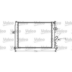 Chladič motora VALEO 731738