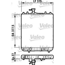 Chladič motora VALEO 732694