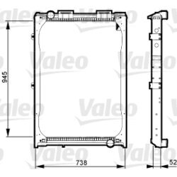 Chladič motora VALEO 733430