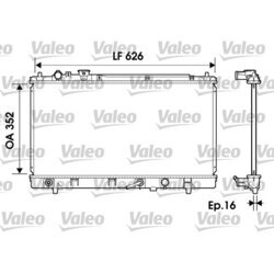 Chladič motora VALEO 734126