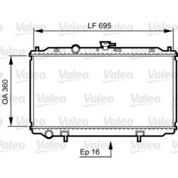 Chladič motora VALEO 734736