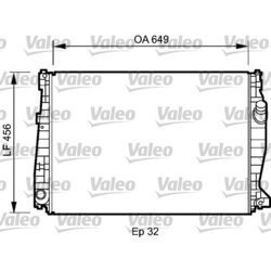 Chladič motora VALEO 735021