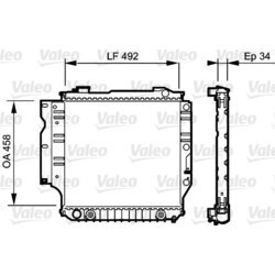 Chladič motora VALEO 735196