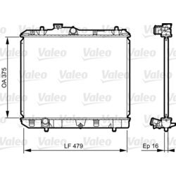 Chladič motora VALEO 735383