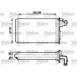 Výmenník tepla vnútorného kúrenia VALEO 811075