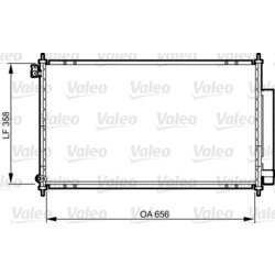 Kondenzátor klimatizácie VALEO 814159